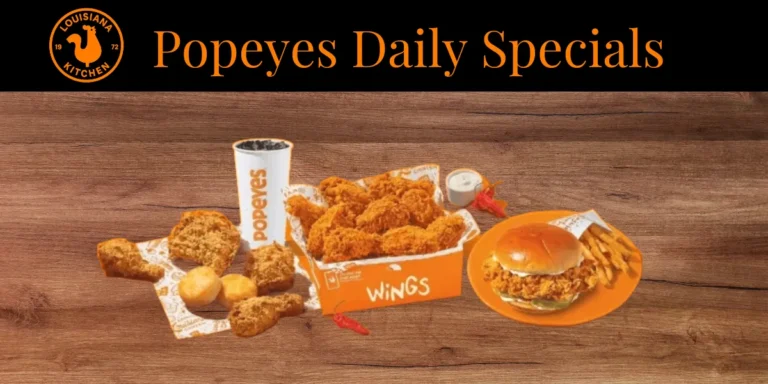 Popeyes Daily Specials