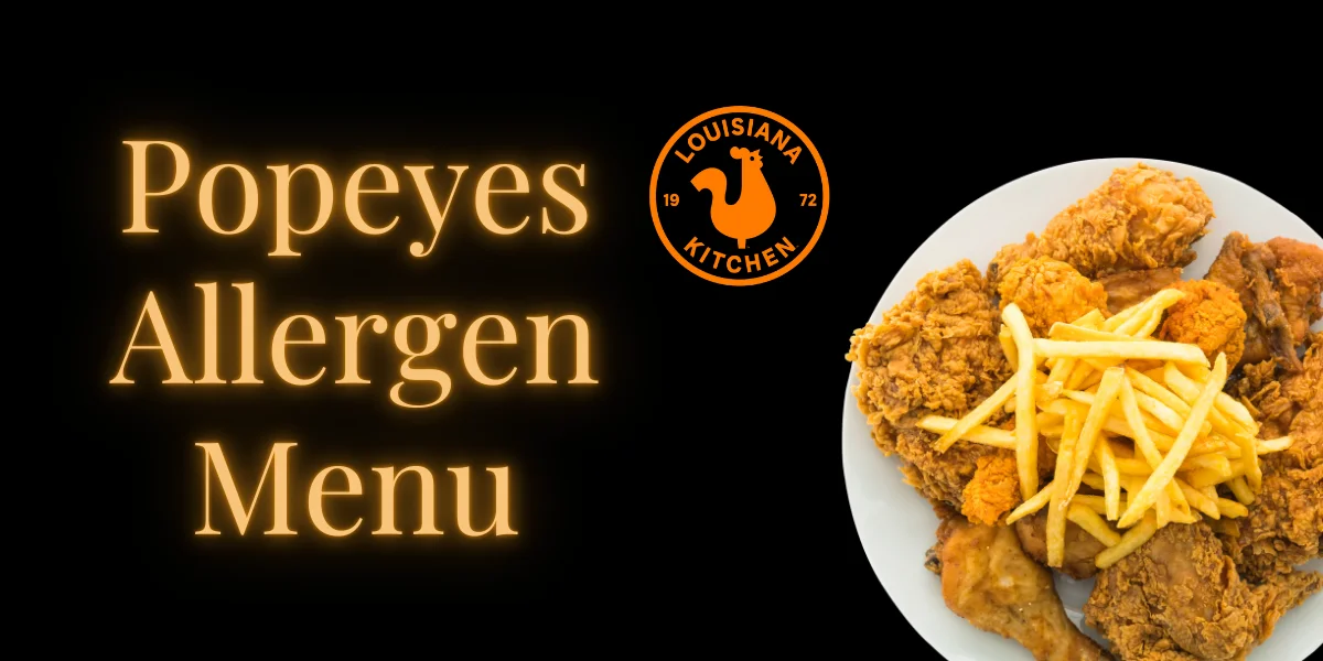 Popeyes Allergen Menu
